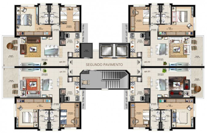Imagem Apartamento com 2 Quartos à Venda, 69 m² em Bom Jesus - Porto Alegre