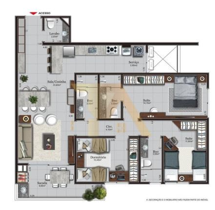 Imagem Apartamento com 2 Quartos à Venda, 65 m² em Paes Leme - Imbituba Imagem Apartamento com 2 Quartos à Venda, 65 m² em Paes Leme - Imbituba