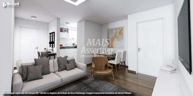 Imagem Apartamento com 2 Quartos à Venda, 51 m² em Rondônia - Novo Hamburgo Imagem Apartamento com 2 Quartos à Venda, 51 m² em Rondônia - Novo Hamburgo
