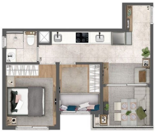 Imagem Apartamento com 2 Quartos à Venda, 39 m² em Vila Mariana - São Paulo Imagem Apartamento com 2 Quartos à Venda, 39 m² em Vila Mariana - São Paulo
