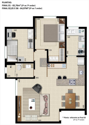 Imagem Apartamento com 2 Quartos à Venda, 66 m² em Rebouças - Curitiba Imagem Apartamento com 2 Quartos à Venda, 66 m² em Rebouças - Curitiba