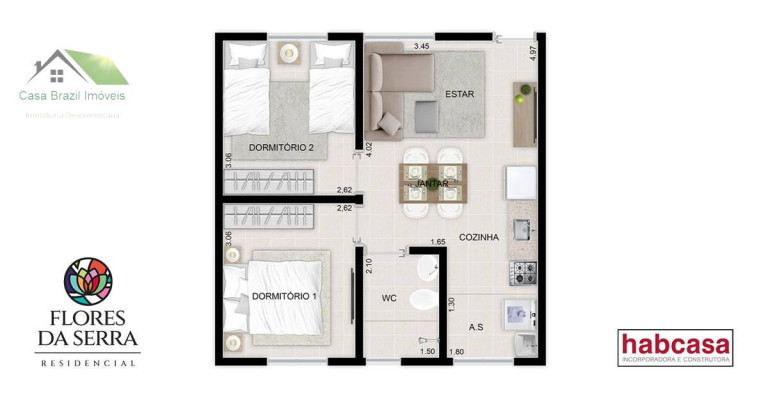 Imagem Apartamento com 2 Quartos à Venda, 42 m² em Botujuru - Mogi Das Cruzes