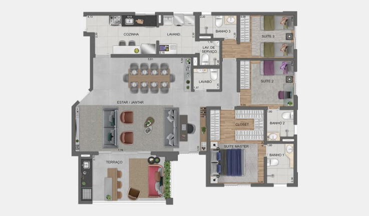 Imagem Apartamento com 4 Quartos à Venda, 132 m² em City América - São Paulo Imagem Apartamento com 4 Quartos à Venda, 132 m² em City América - São Paulo