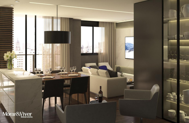 Imagem Apartamento com 3 Quartos à Venda, 85 m² em Cabral - Curitiba
