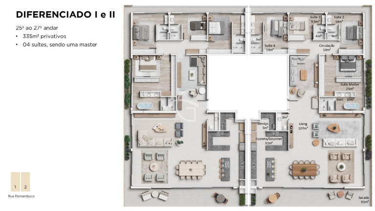 Imagem Apartamento com 3 Quartos à Venda, 162 m² em Anita Garibaldi - Joinville Imagem Apartamento com 3 Quartos à Venda, 162 m² em Anita Garibaldi - Joinville