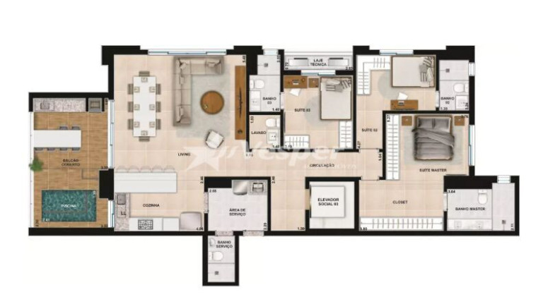 Imagem Apartamento com 3 Quartos à Venda, 167 m² em Setor Marista - Goiânia Imagem Apartamento com 3 Quartos à Venda, 167 m² em Setor Marista - Goiânia