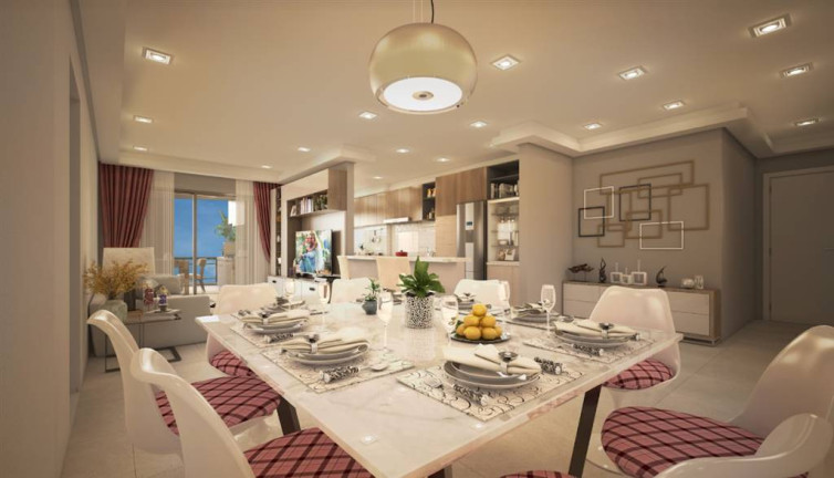 Imagem Apartamento com 3 Quartos à Venda, 145 m² em Forte - Praia Grande