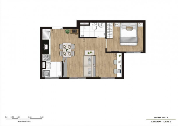 Imagem Apartamento com 2 Quartos à Venda, 41 m² em Parque Maria Helena - São Paulo