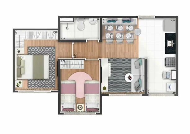Imagem Apartamento com 2 Quartos à Venda, 42 m² em Vila Nova Cintra - Mogi Das Cruzes Imagem Apartamento com 2 Quartos à Venda, 42 m² em Vila Nova Cintra - Mogi Das Cruzes