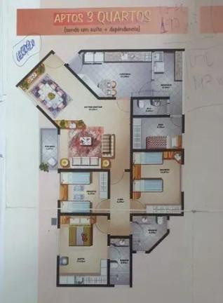 Imagem Apartamento com 4 Quartos à Venda, 119 m² em Centro - Florianópolis