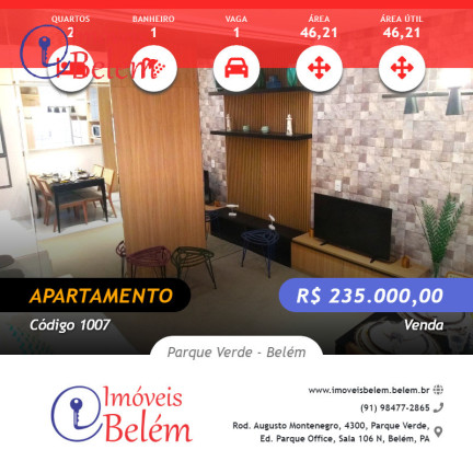 Imagem Apartamento com 2 Quartos à Venda, 46 m² em Parque Verde - Belém Imagem Apartamento com 2 Quartos à Venda, 46 m² em Parque Verde - Belém