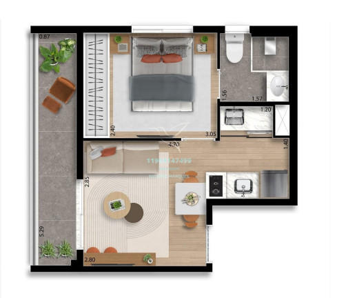 Imagem Apartamento com 1 Quarto à Venda, 29 m² em Vila Olímpia - São Paulo Imagem Apartamento com 1 Quarto à Venda, 29 m² em Vila Olímpia - São Paulo