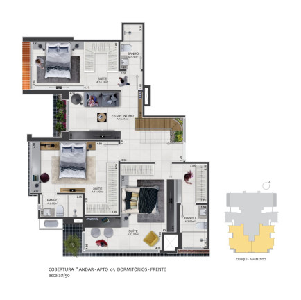 Imagem Apartamento com 3 Quartos à Venda, 83 m² em Predial - Torres