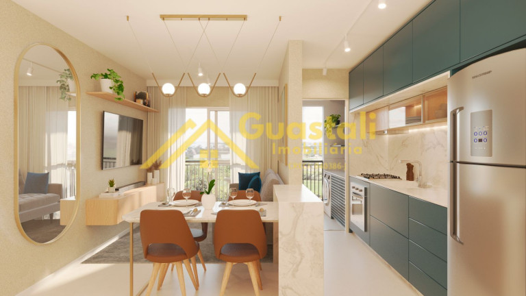 Apartamento com 2 Quartos à Venda, 49 m² em Jardim Abaeté - Piracicaba