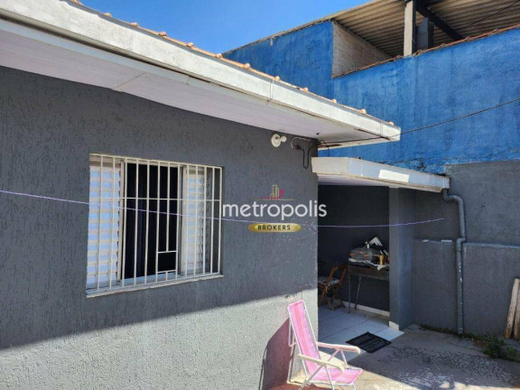 Imagem Casa com 1 Quarto à Venda, 90 m² em Santa Maria - Santo André