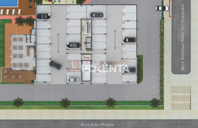 Imagem Apartamento com 2 Quartos à Venda, 63 m² em Santa Catarina - Criciúma