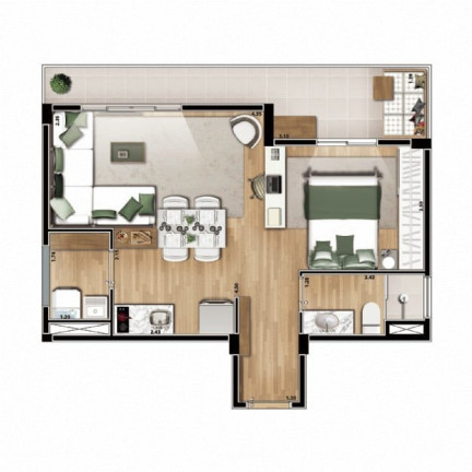 Imagem Imóvel com 1 Quarto à Venda, 35 m² em Aclimação - São Paulo Imagem Imóvel com 1 Quarto à Venda, 35 m² em Aclimação - São Paulo