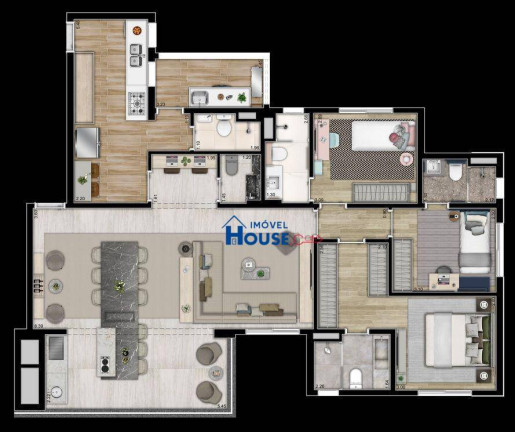 Imagem Apartamento com 3 Quartos à Venda, 129 m² em Perdizes - São Paulo