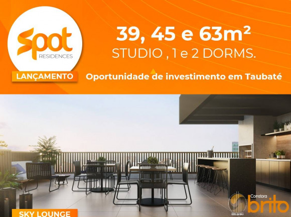 Apartamento com 1 Quarto à Venda, 39 m² em Jardim Das Nações - Taubaté