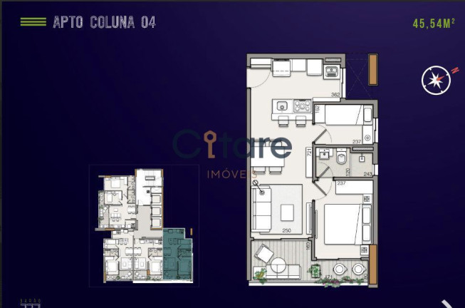 Imagem Apartamento com 1 Quarto à Venda, em Meireles - Fortaleza Imagem Apartamento com 1 Quarto à Venda, em Meireles - Fortaleza