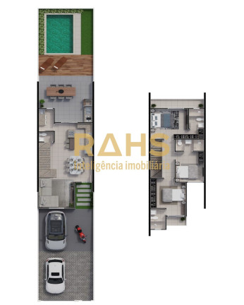 Imagem Casa com 3 Quartos à Venda, 160 m² em Atiradores - Joinville Imagem Casa com 3 Quartos à Venda, 160 m² em Atiradores - Joinville