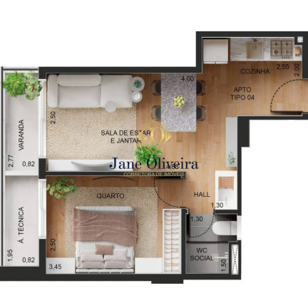 Imagem Apartamento com 1 Quarto à Venda, 38 m² em Bessa - João Pessoa