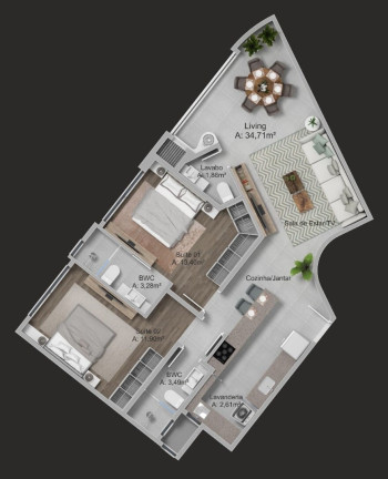 Imagem Cobertura com 3 Quartos à Venda, 166 m² em Praia Dos Amores - Balneário Camboriú Imagem Cobertura com 3 Quartos à Venda, 166 m² em Praia Dos Amores - Balneário Camboriú