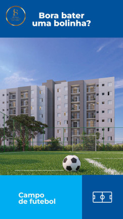 Apartamento com 2 Quartos à Venda, 52 m² em Hortolândia