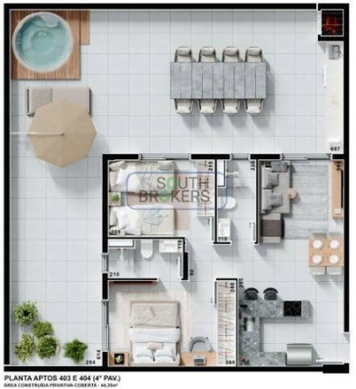 Imagem Apartamento com 2 Quartos à Venda, em água Verde - Curitiba Imagem Apartamento com 2 Quartos à Venda, em água Verde - Curitiba