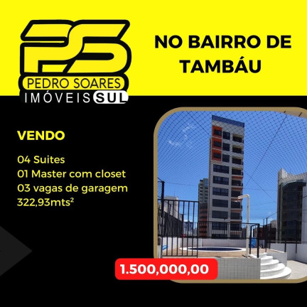Apartamento com 4 Quartos à Venda, 322 m² em Tambaú - João Pessoa