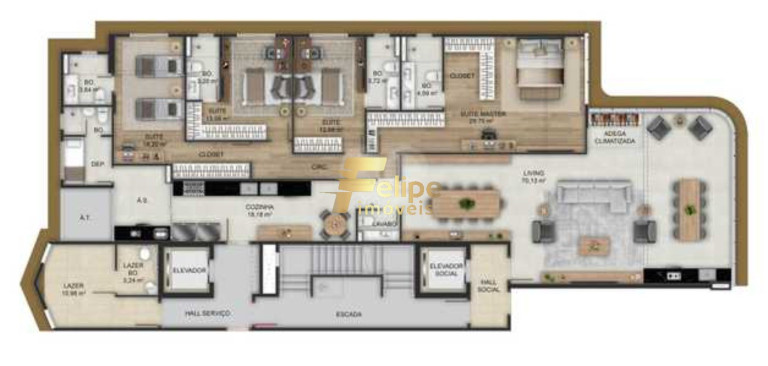 Imagem Imóvel com 4 Quartos à Venda, 223 m² em Praia Do Canto - Vitória