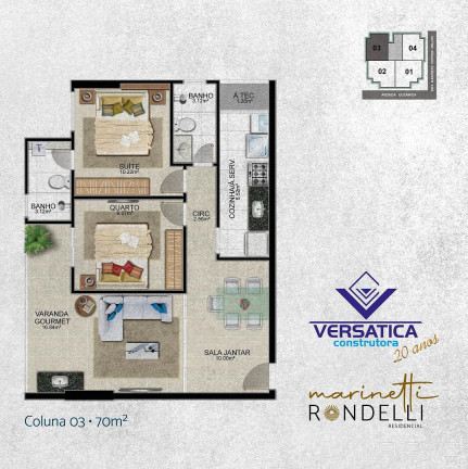Imagem Apartamento com 2 Quartos à Venda, 73 m² em Praia Do Morro - Guarapari Imagem Apartamento com 2 Quartos à Venda, 73 m² em Praia Do Morro - Guarapari