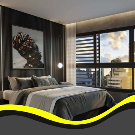 Imagem Kitnet com 1 Quarto à Venda, 33 m² em Manaíra - João Pessoa