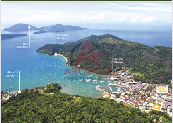 Imagem Apartamento com 1 Quarto à Venda, 35 m² em Saco Da Ribeira - Ubatuba