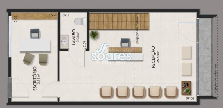 Imagem Sala Comercial à Venda, 99 m² em São Gonçalo - Pelotas