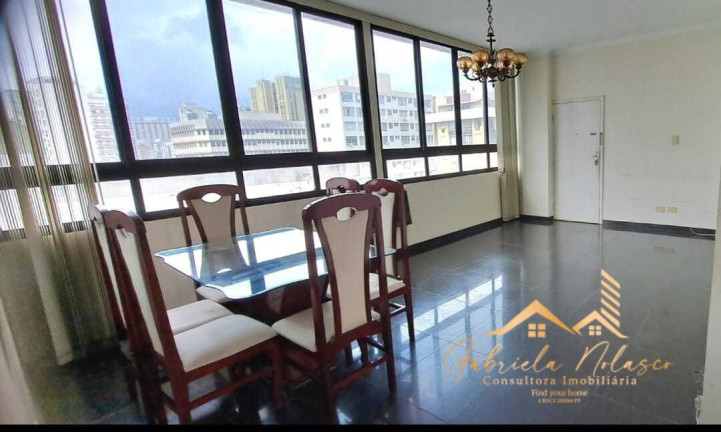 Apartamento com 3 Quartos à Venda, 120 m² em José Menino - Santos