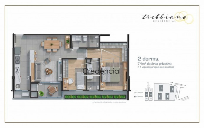 Imagem Apartamento com 2 Quartos à Venda, 74 m² em Campo Comprido - Curitiba Imagem Apartamento com 2 Quartos à Venda, 74 m² em Campo Comprido - Curitiba