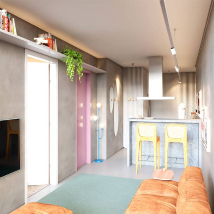 Imagem Apartamento com 1 Quarto à Venda, 47 m² em Forte - Praia Grande
