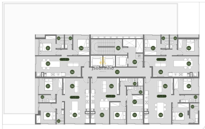 Apartamento com 2 Quartos à Venda, 60 m² em Morretes - Itapema