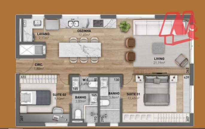 Imagem Apartamento com 2 Quartos à Venda, 88 m² em Auxiliadora - Porto Alegre