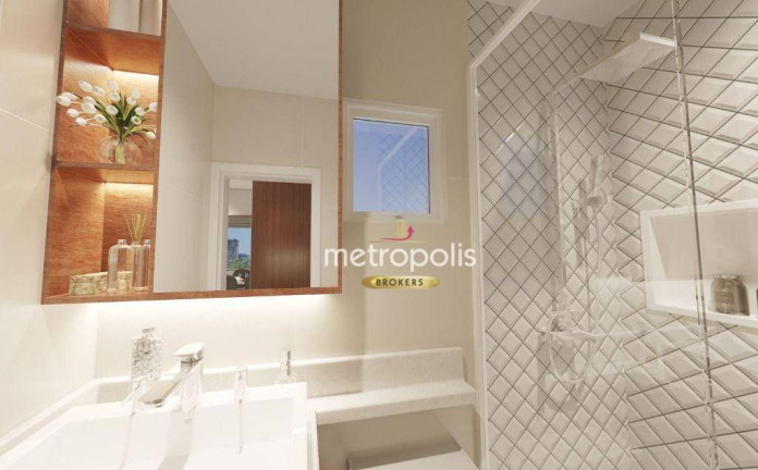 Imagem Apartamento com 2 Quartos à Venda, 49 m² em Jardim - Santo André