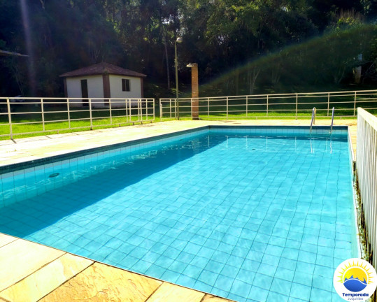 Imagem Imóvel com 3 Quartos para Alugar ou Temporada,  em Sítio C/piscina Adulto E Infantil- 600 Metros Da Rodovia - ( - São Lourenço Da Serra