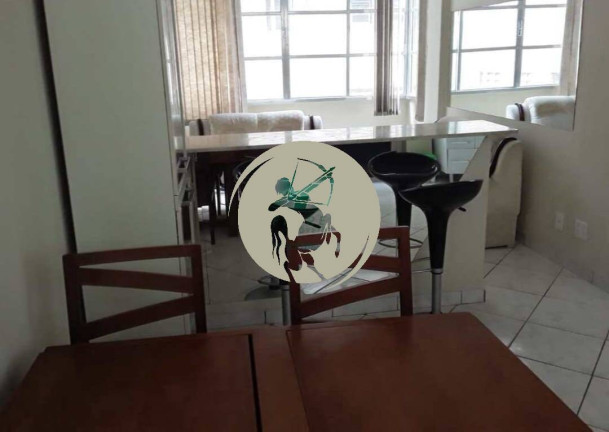 Apartamento com 1 Quarto à Venda, 55 m² em Pompeia - Santos