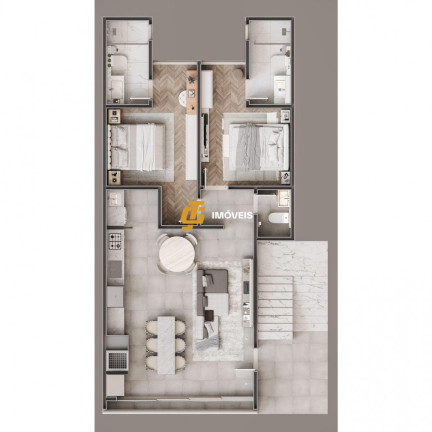 Imagem Apartamento com 2 Quartos à Venda, 70 m² em Santa Clara - Camboriú Imagem Apartamento com 2 Quartos à Venda, 70 m² em Santa Clara - Camboriú