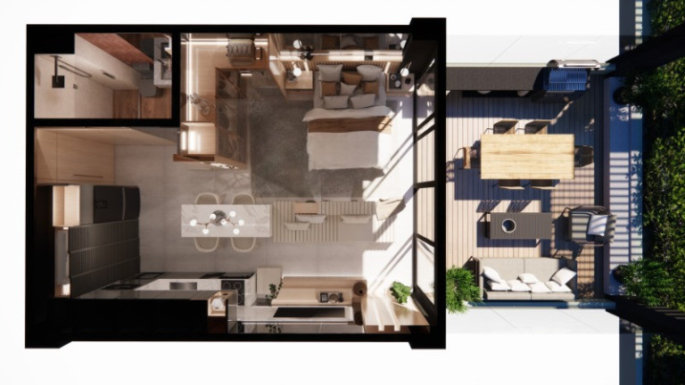 Imagem Flat com 1 Quarto à Venda, 39 m² em Centro - Indaiatuba Imagem Flat com 1 Quarto à Venda, 39 m² em Centro - Indaiatuba