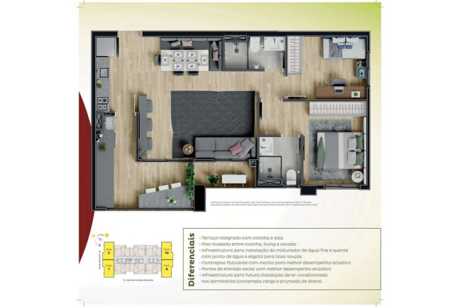 Imagem Apartamento com 3 Quartos à Venda, 67 m² em Vila Cruz Das Almas - São Paulo