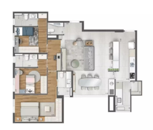 Imagem Apartamento à Venda, 117 m² em Vila Assunção - Santo André Imagem Apartamento à Venda, 117 m² em Vila Assunção - Santo André