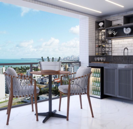 Imagem Apartamento com 2 Quartos à Venda, 57 m² em Jardim Oceania - João Pessoa
