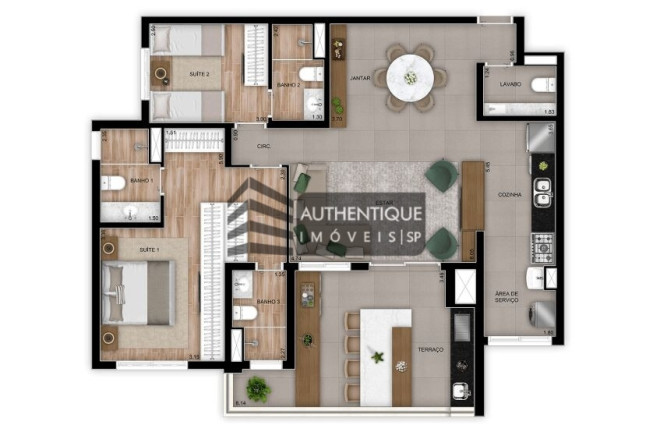 Imagem Apartamento com 4 Quartos à Venda, 132 m² em Vila Boa Vista - Santo André Imagem Apartamento com 4 Quartos à Venda, 132 m² em Vila Boa Vista - Santo André