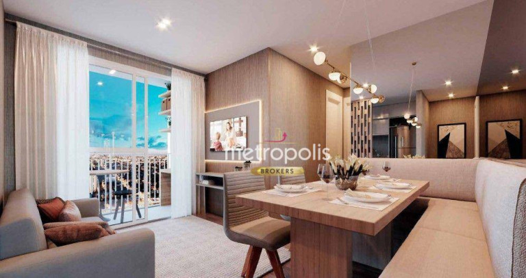 Apartamento com 2 Quartos à Venda, 46 m² em Jardim Marajoara - São Paulo